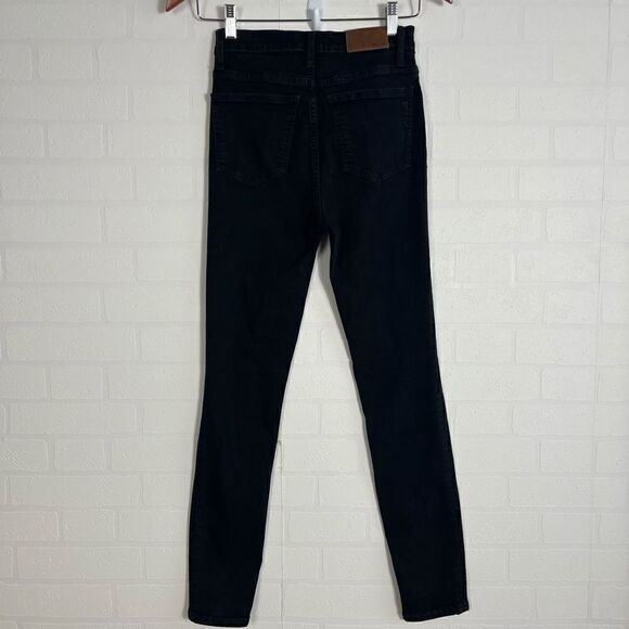 Madewell Women’s 9” Black High Rise Skinny Jeans size 25 - Picture 6 of 12